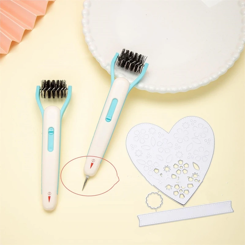 AB08-Alat Penyiangan Pengikis Penindik Sikat Mati dengan Mudah Menghilangkan Kertas Berlebih dari Alat Sikat Mati Yang Harus Dimiliki Mati