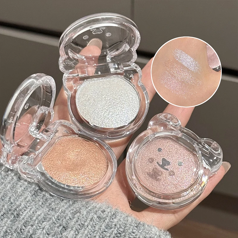 QIBEST diamant surligneur poudre Palette paillettes visage Contour éclaircir maquillage miroitant Ultra-concentré éclairer cosmétiques