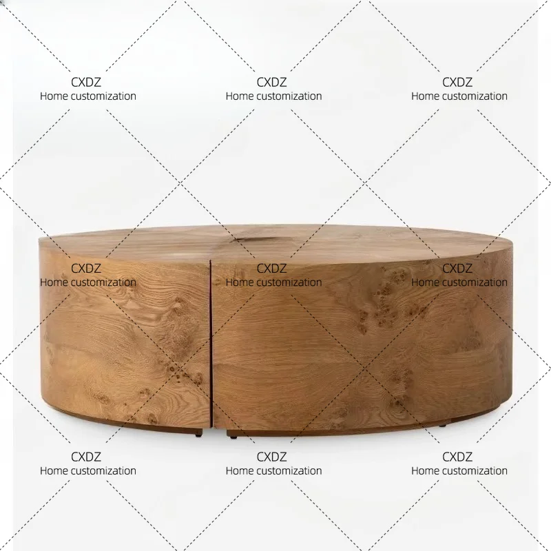 XXRound coffee table creative combination household deformable medieval tree tumor coffee table