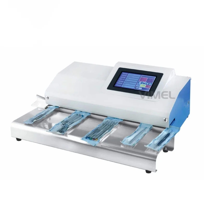 7 Inch Color Touch Screen Medical Dental Sealing Machine 500W Portable Seal PE PP Paper/Paper Pouches Dental Instruments