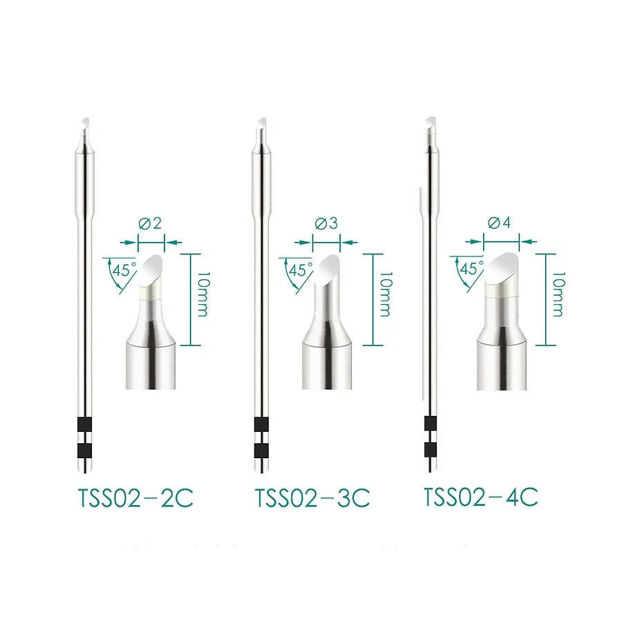 Original QUICK TS1200A Bleifreie Lötspitze Schweißstift-Werkzeug TSS02-SK TSS02-I TSS02-1C TSS02-J TSS02-KK Lötspitze – Detail 5