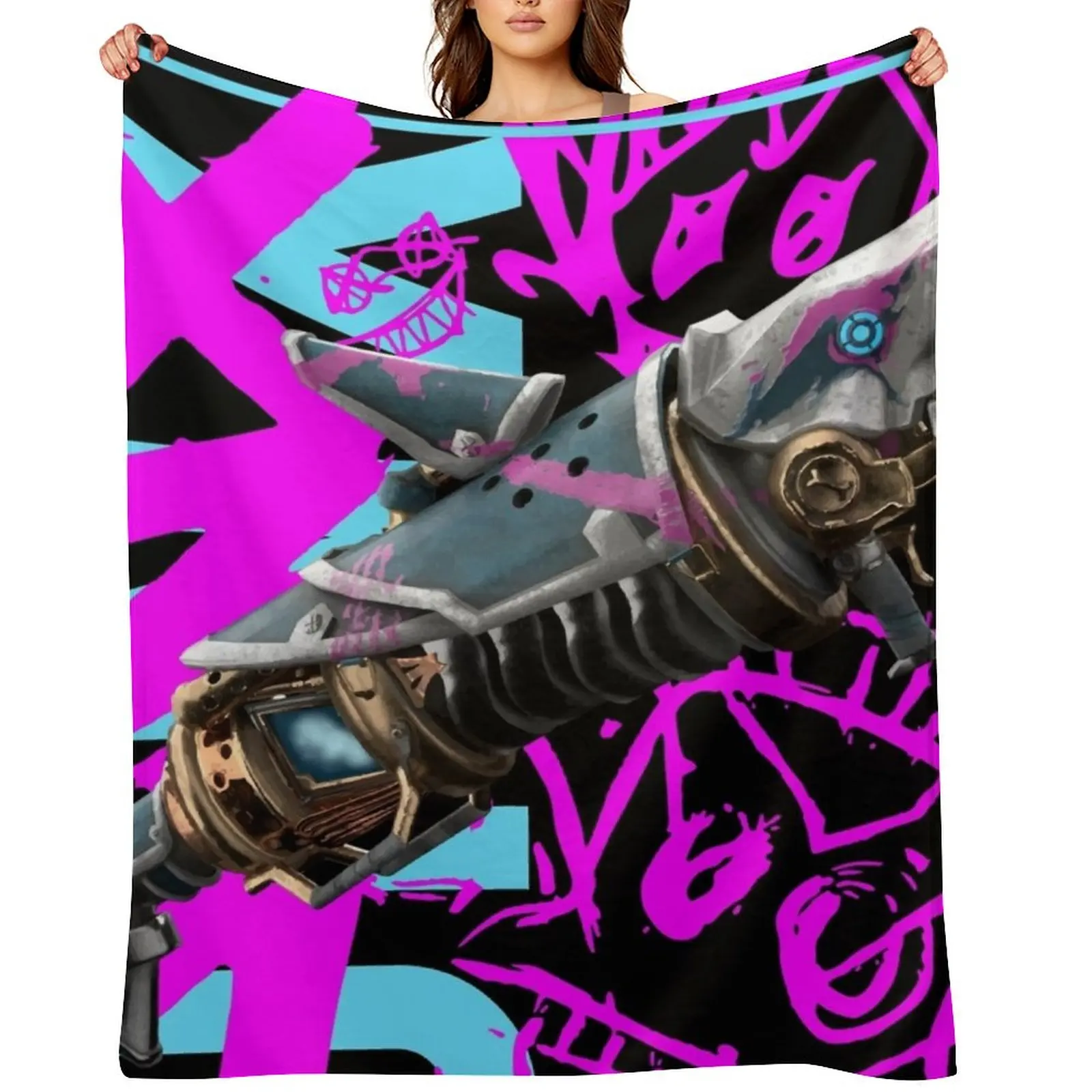 

Bazooka BOOM Throw Blanket Flannels Decorative Sofa Custom For Decorative Sofa Blankets