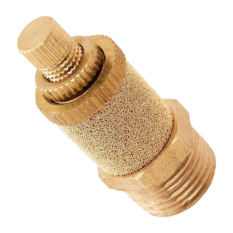 3/8 بوصة NPT تفريغ/تأهل/كاتم الصوت صمام التحكم في التدفق للتعليق (4-حزمة) VXA4038-4AB13