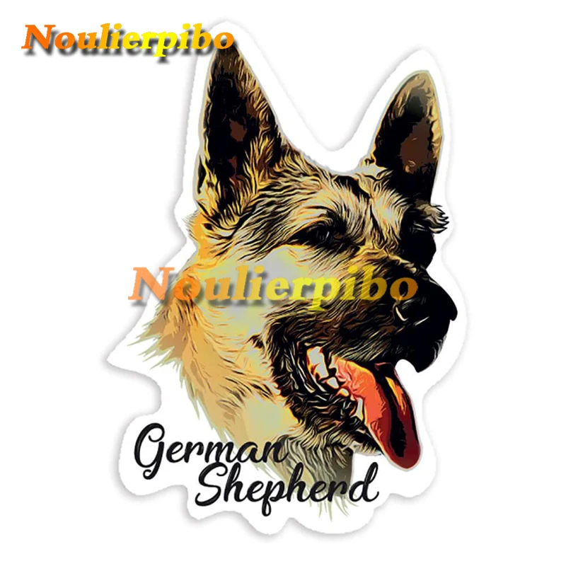 

High Quality Car Sticker German Shepherd Dog Dog Head Pet Dog PVC Car Truck Bumper Window Motorcycle Helmet Vinyl Decal