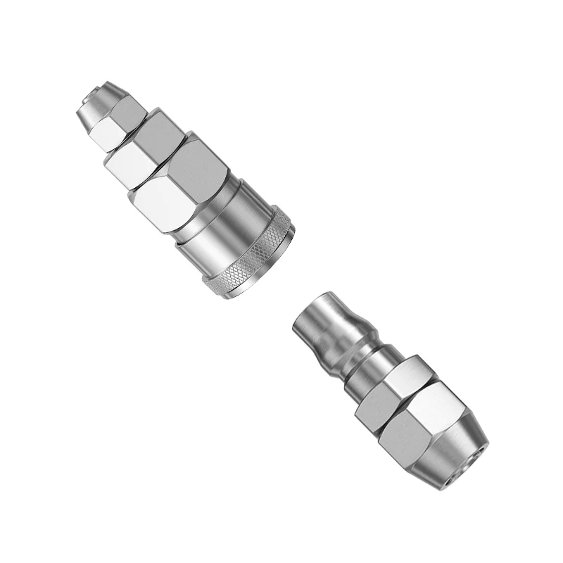 C Type JP Pneumatic Quick Connector SPPP Self-Locking Tube Air Compressor Pump Accessories Tool One-Hand Operation