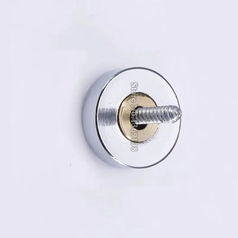 Courier 1000PCS/lot Diameter 14mm solid copper advertisement nails glass/showcase nails flat mirror nails decorative screws caps