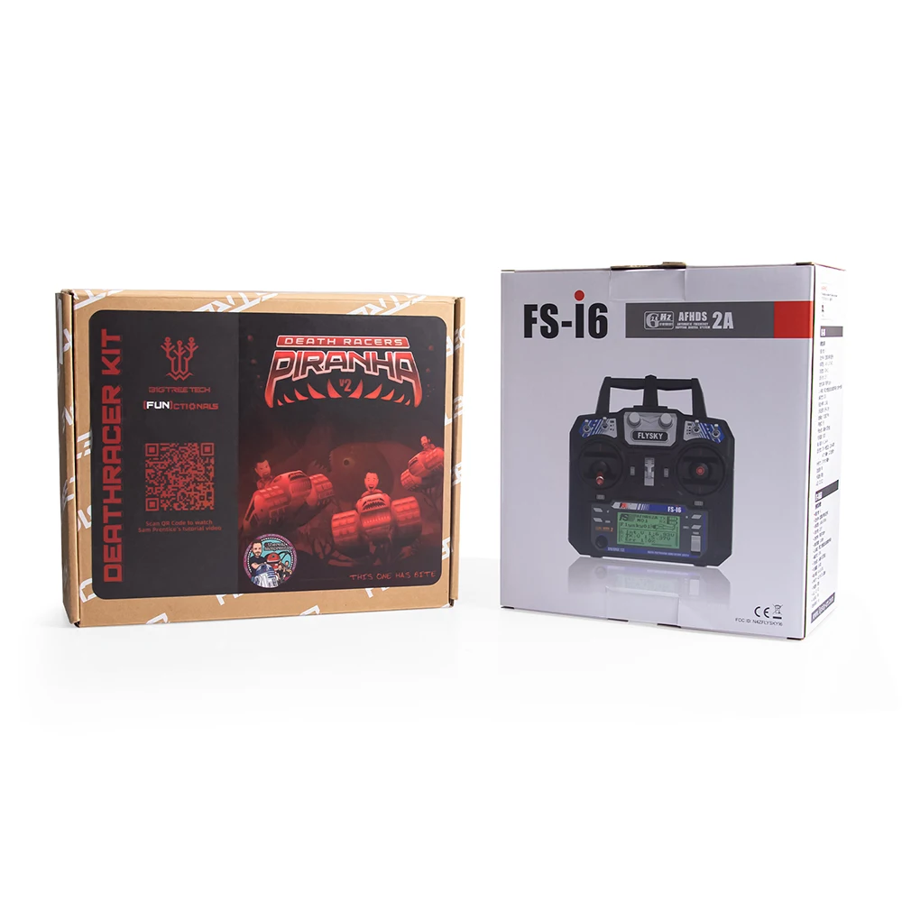 

DeathRacer Kit V2 Original Design Flysky FS-I6 Remote Control High Strength Lightweight 3D Printer Parts For Racing