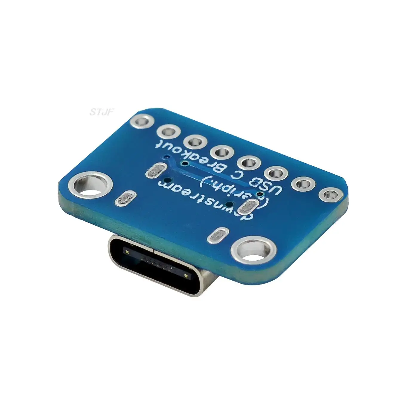 USB Type-C Conversion Board 2.54mm CC1 CC2 with 5.1K Pull-Down Resistor Connection for Electronics