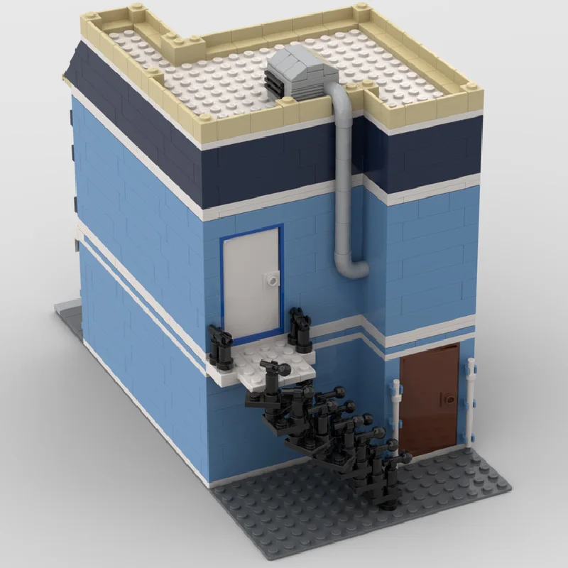 ชุดตัวต่อ MOC สร้างสรรค์ ร้านอาหารจานด่วน 1183 ชิ้น แบบจำลองสถาปัตยกรรม ของเล่นตัวต่อ DIY สำหรับเด็ก ของขวัญ