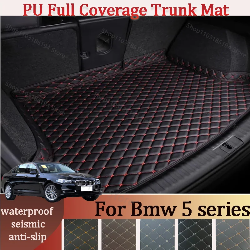 

Customized Car High Edge Trunk mat For Bmw 5 series 2011-2017 Car XPE Leather Waterproof Carpet mat Car Accessory Interior