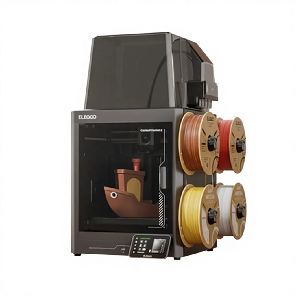 ELEGOO Centauri Carbon 2 Combo Canvas System Multicolor Printer High-performance Materials Build Size 256*256*256mm