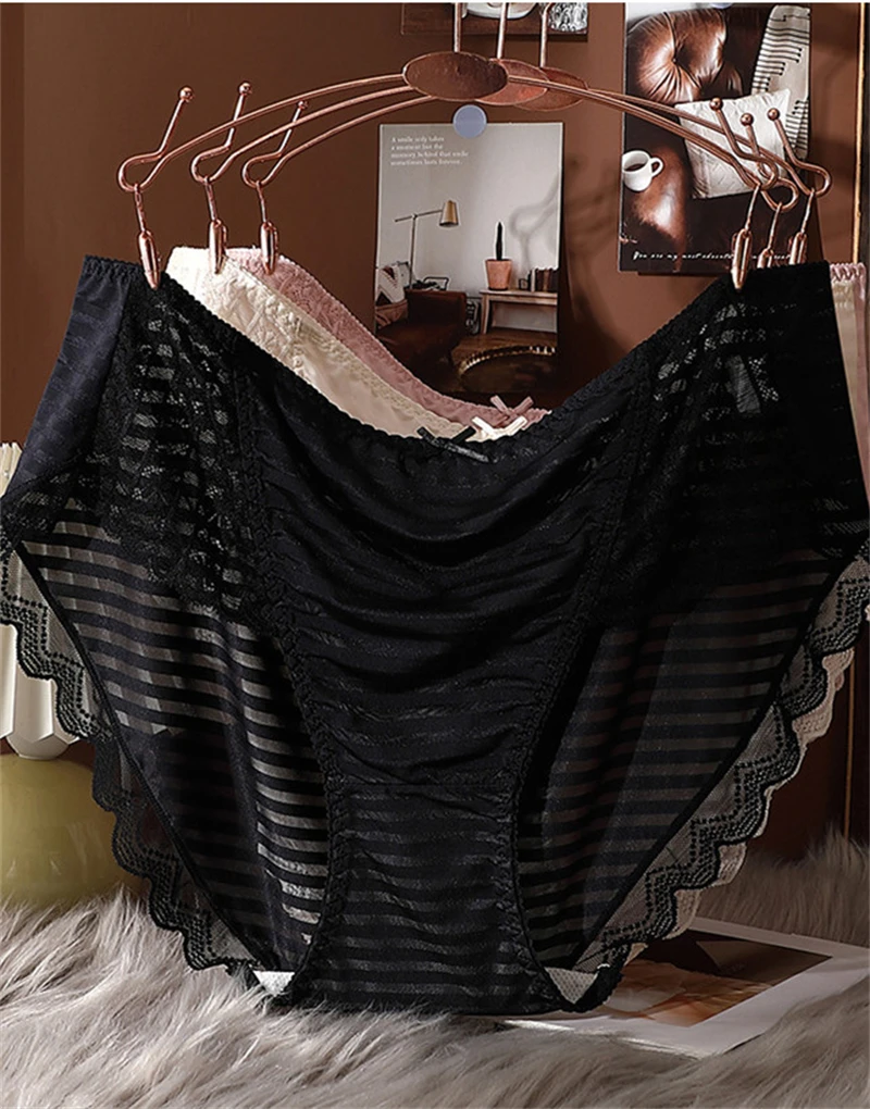 Ropa interor para mujeres Women's Underwear sexy lingerie Light Luxury lenceria Plus Size Lace Soft Shorts Women panties bragas