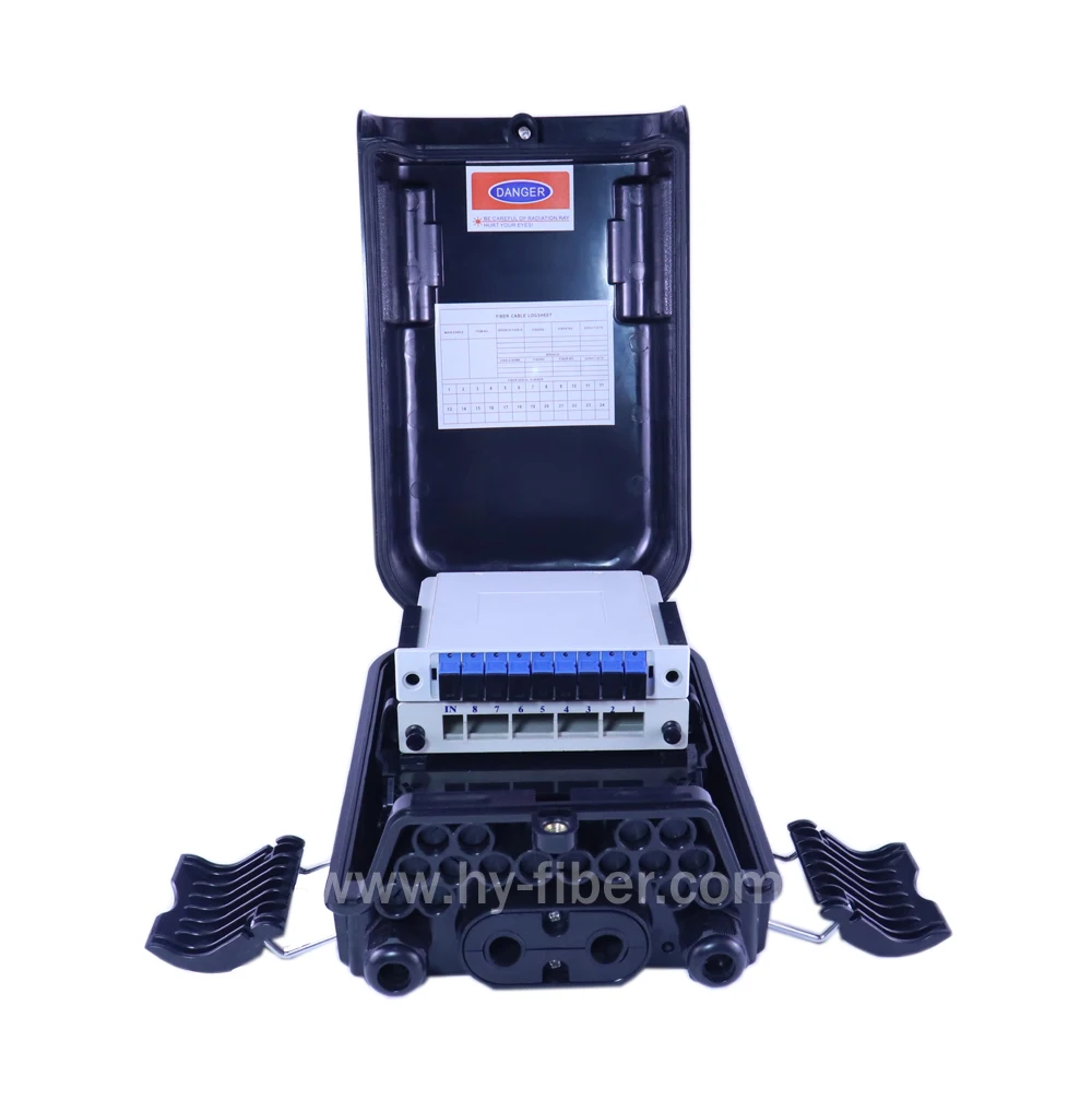 

PLC Splitter Distribution Box, FTTH Terminal Box, 16 Port, HY-20-T16E