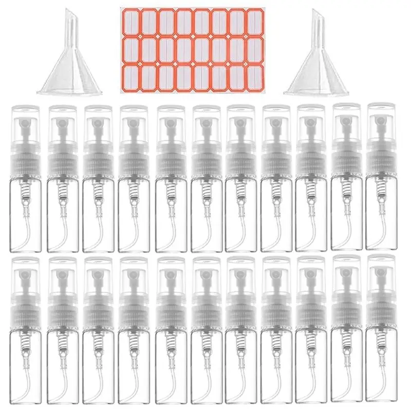 AEE8-120Pcs 3ML Spray Bottle Small Cosmetic Packing Atomizer Atomizing Spray Liquid Container For Travel