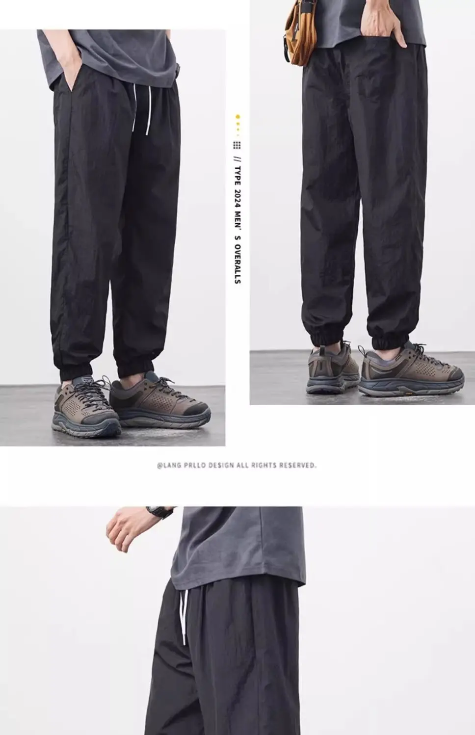 Men's Drawstring Joggers — product detail 13
