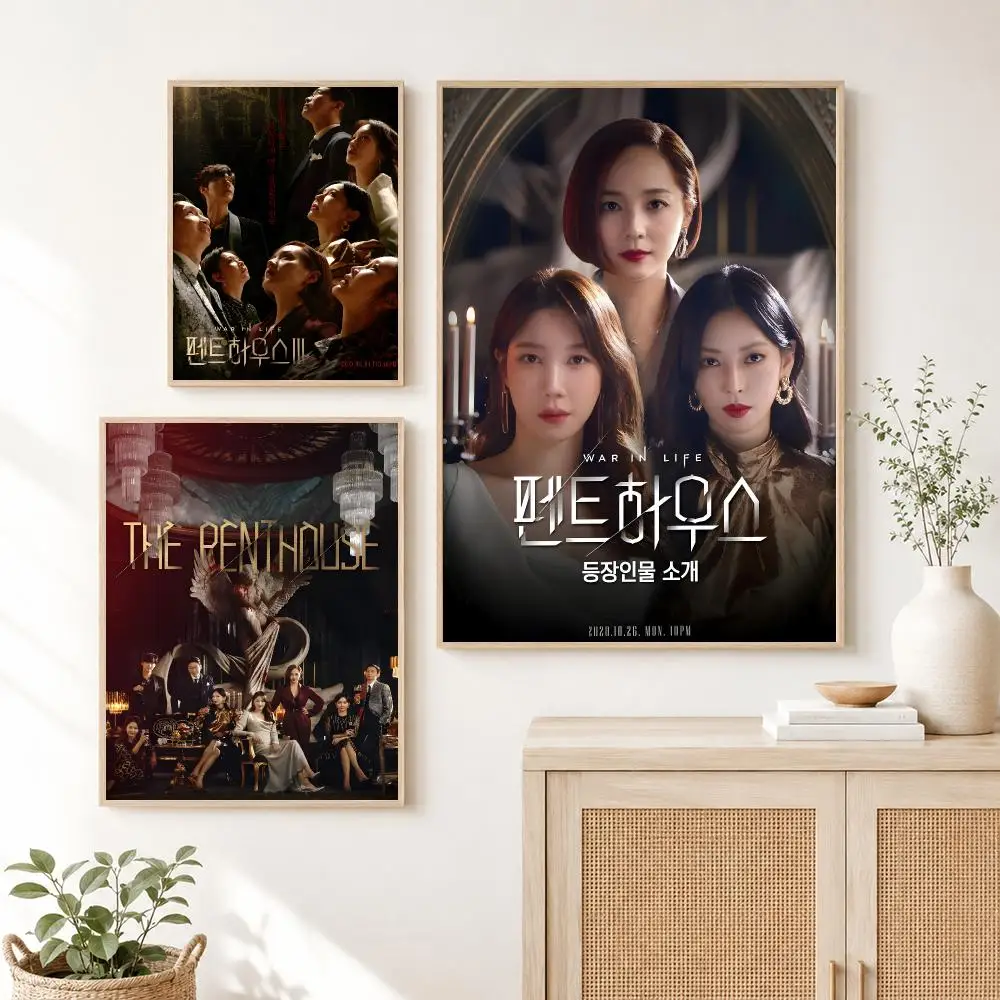 TV P-Penthouse Poster Self Adhesive Wall Art Decor for Bedroom Living Room Office Home Halloween Gift