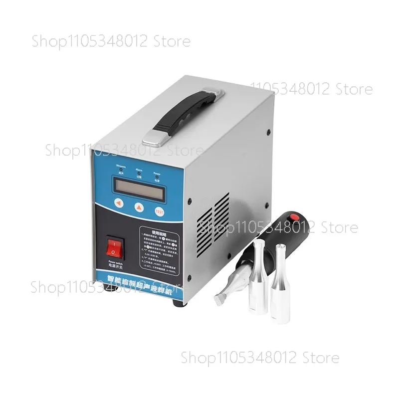 Handheld Ultrasonic Spot Welding Machine Portable Plastic Spot Welder Fabric Plastic Welding Machine 220V 1000W 28KHz 0-15mm