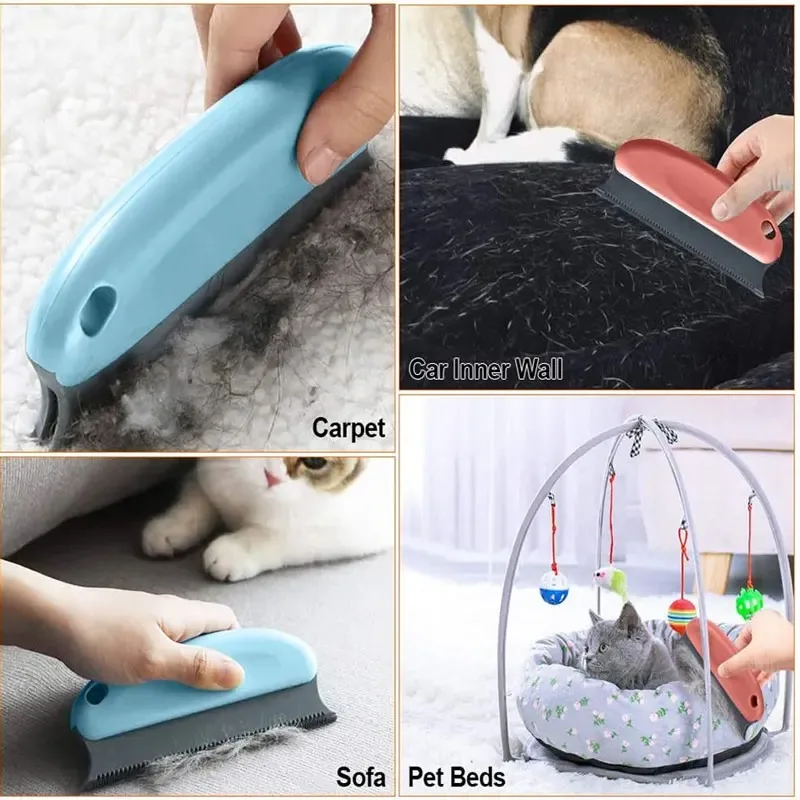 Pet Hair Remover Brush Dog Cat Hair Remover Efficient Pet Hair Detailer For Cars Furniture Carpets Clothes Beds Chairs Household
