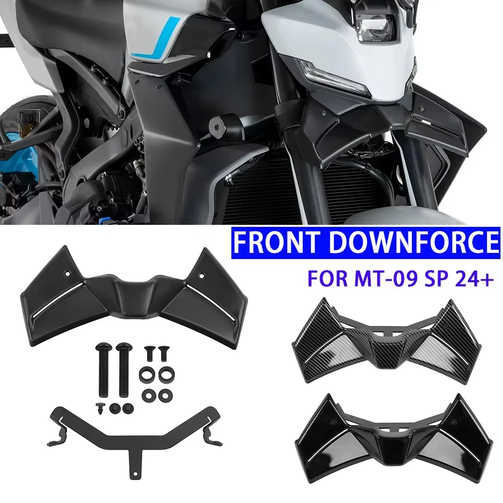 

For YAMAHA MT09 MT-09 MT 09 SP Y-AMT 24-25 Motorcycle Front Wing Deflector Aerodynamic Naked Winglet Frontal Spoiler Downforce