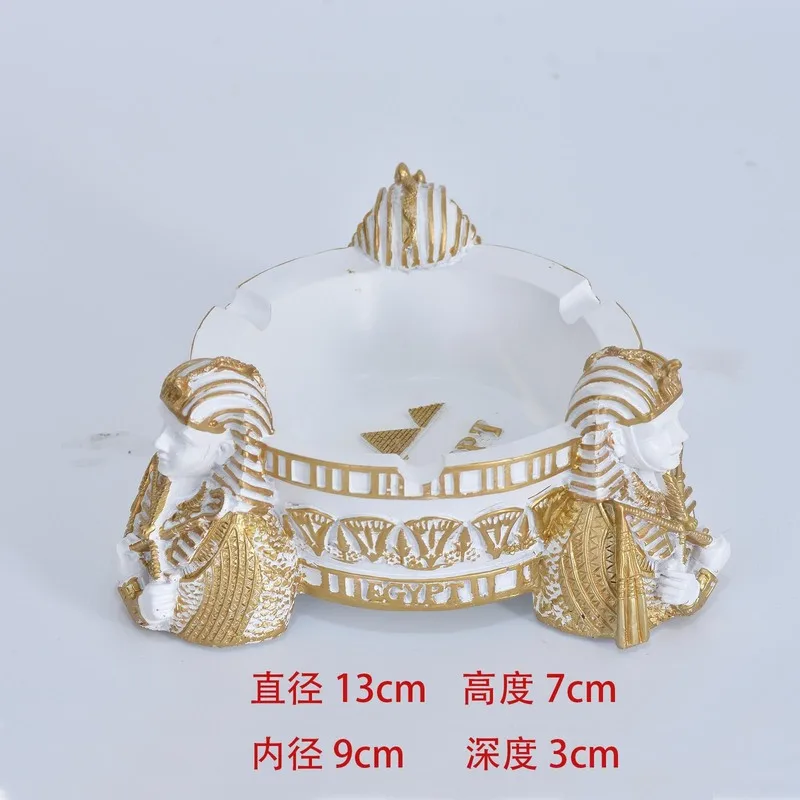 Ancient Egyptian-themed personalized , stylish for bedroom and living room decoration, creative pharaoh ashtray,