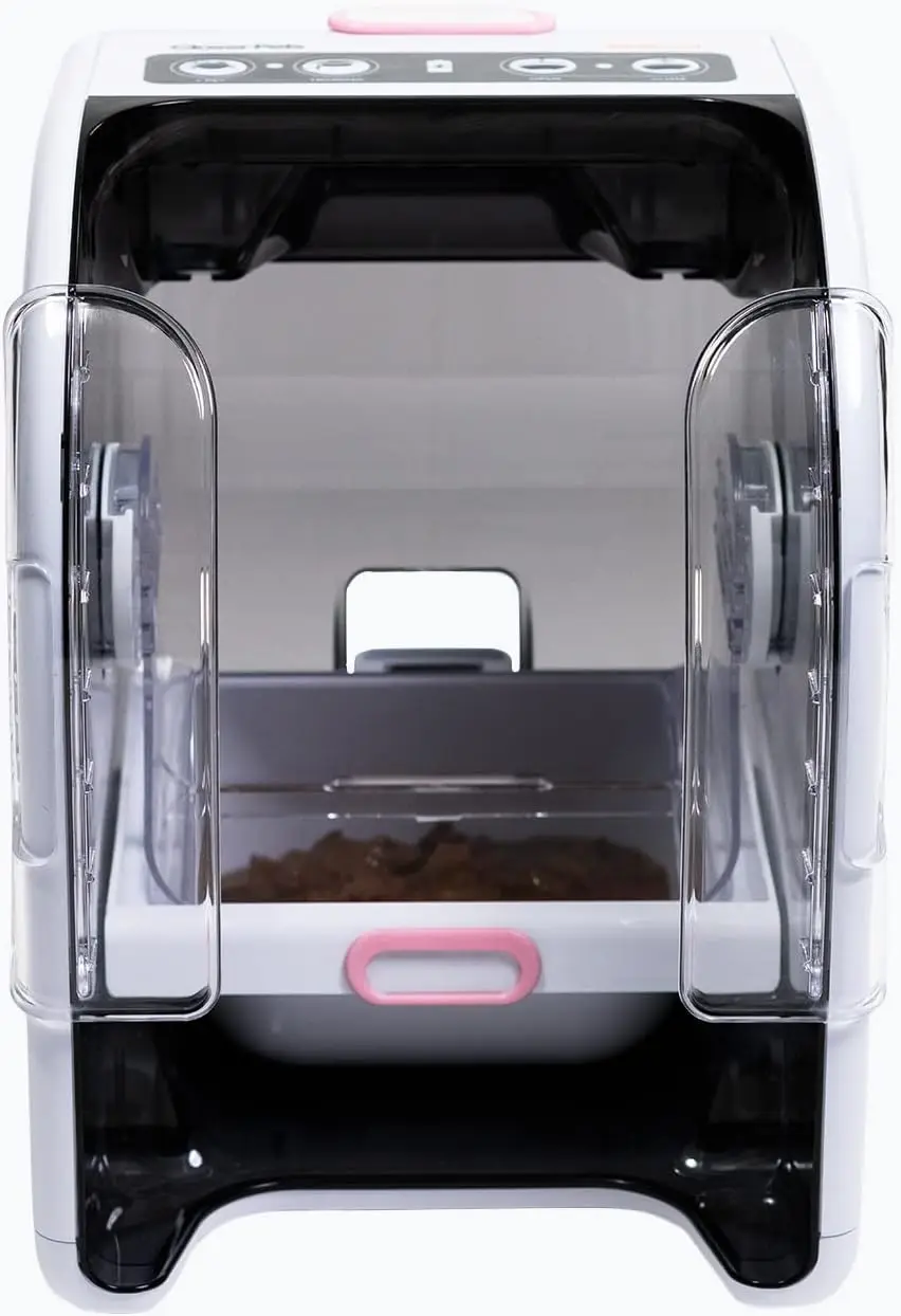 Microchip Pet Feeder with Included ID Disc for Cats and Small Dogs BPA Free Bowl and Enclosed Back BPA and Phthalates Free 6