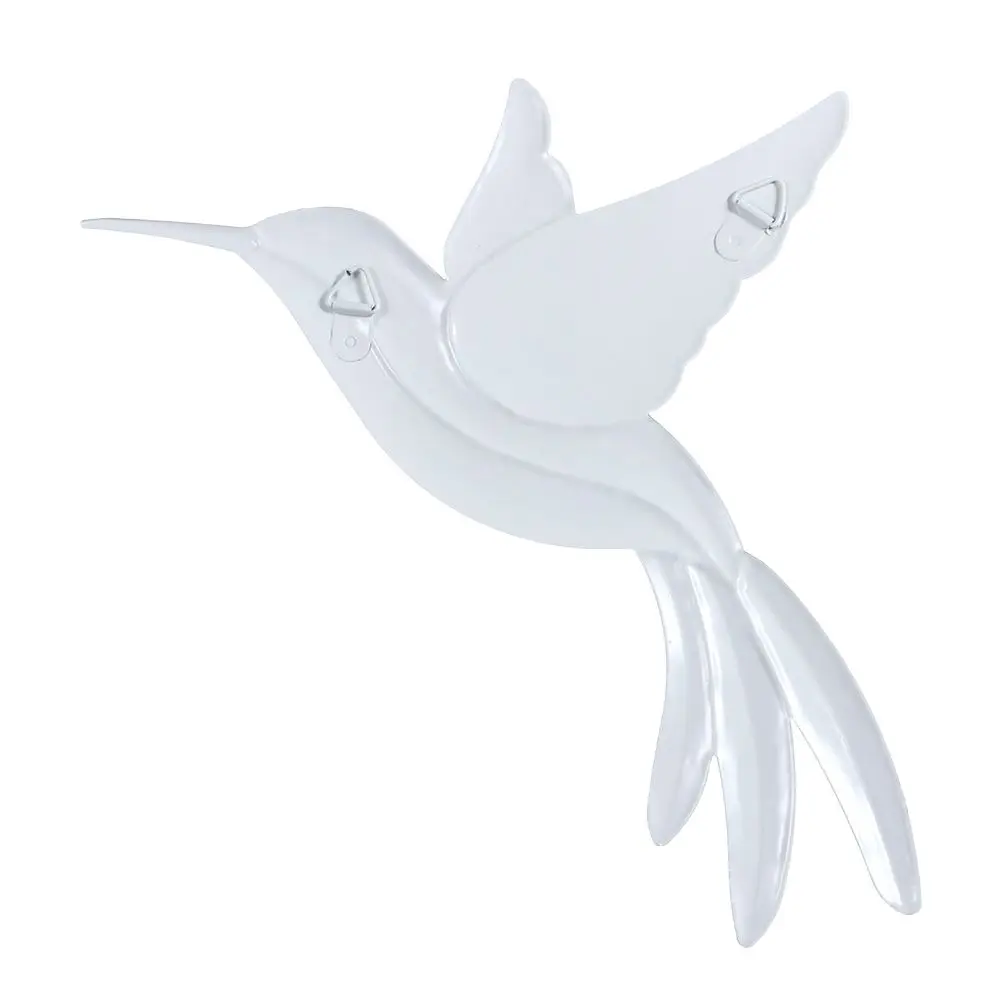 Portable Indoor Outdoor Artwork Statue Living Room Garden Backyard Art Craft Sculptures Wall Decoration Metal Hummingbird