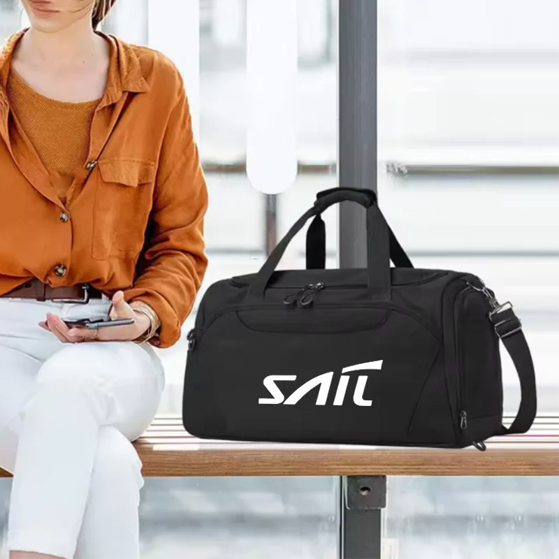 Large Capacity Sports Bag Multi Functional Gym Luggage Storage Bag Portable Travel Handbag for Chevrolet Sail Car Accessories