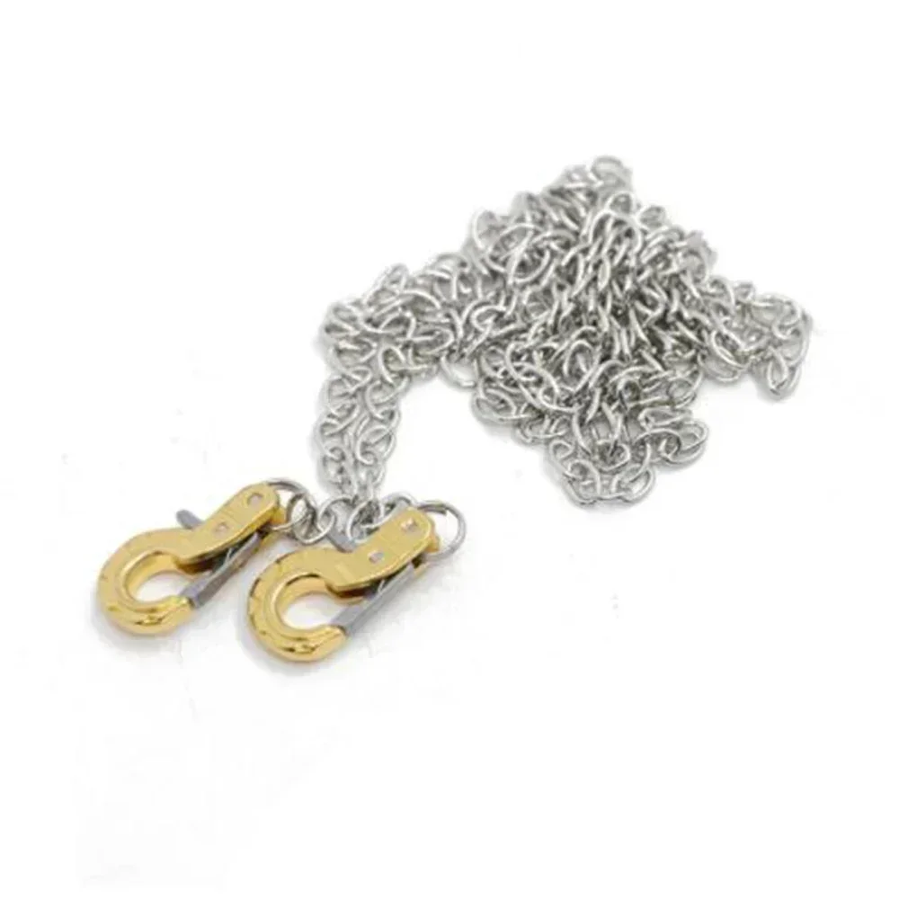 Accessoires de chaîne de crochet de remorque pour voiture RC sur chenilles de Simulation SCX10 D90 D110 TF2 TRX4