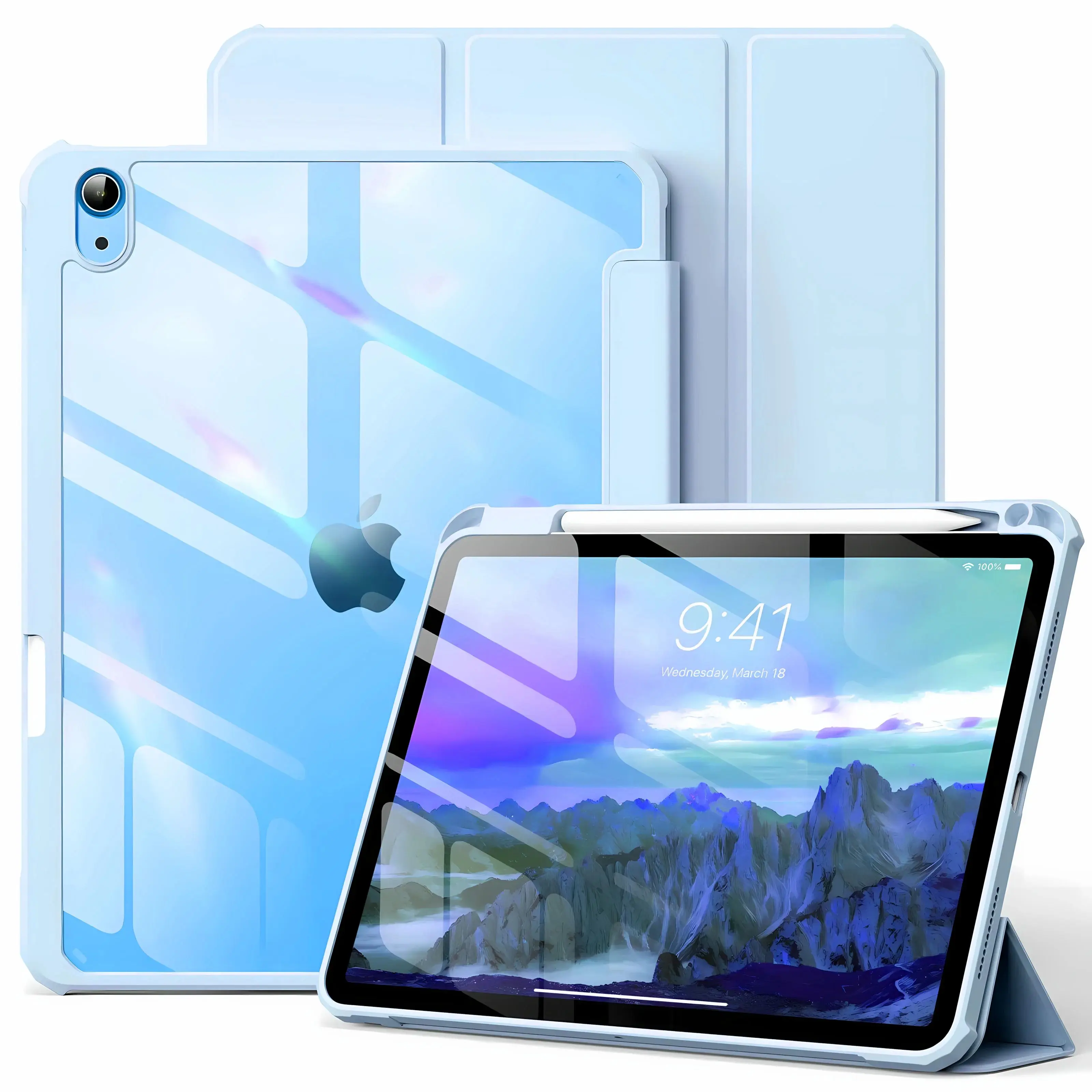 

2026 HD Acrylic Back Case For New IPad Air 8 7 6 5 4 M2 M3 11 13 " A19 12 11 10 th Gen Mini 7 Pro 12.9 " M4 M5 Shockproof Cover