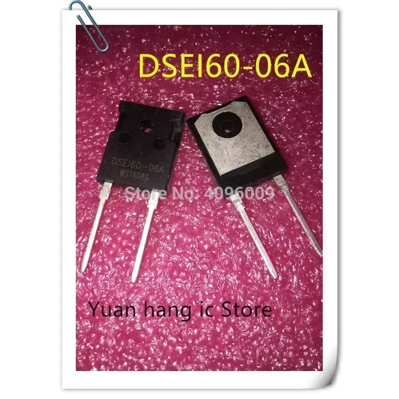 

10pcs/lot DSEI60-06A TO-247 DSEI60-06 IXYS Fast Recovery Epitaxial Diode DSEI60 06A 60A 600V