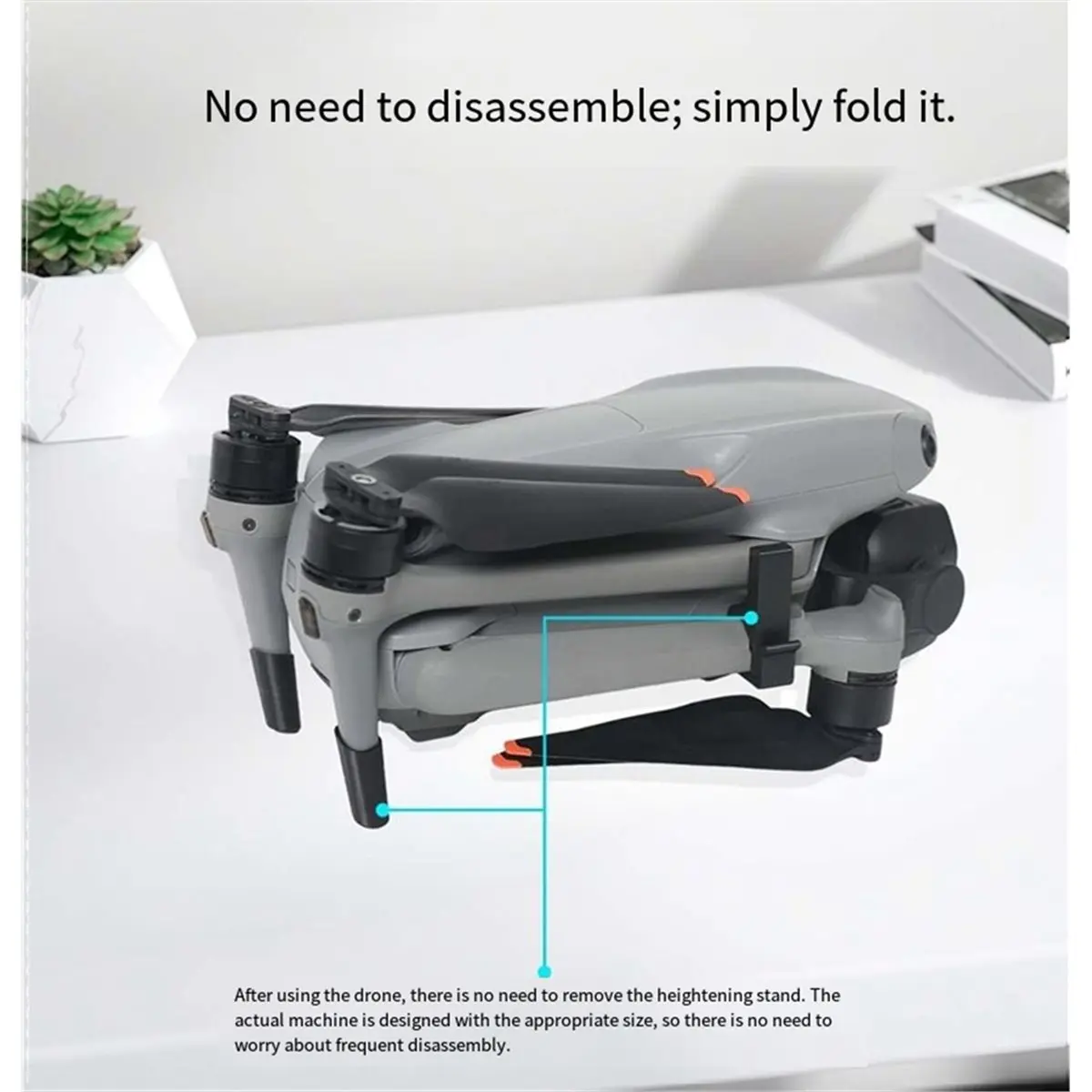 RECOMENDAR】Landing Gear for AIR 3/3S Height Increasing Tripod Legs Protection Support Expanded Fixed Bracket