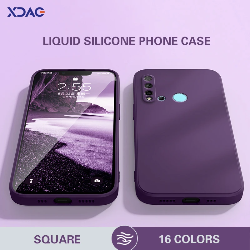 Оригинальный чехол для телефона, чехол для Huawei Nova5i Nova 5i GLK-LX1 GLK-LX2 GLK-LX3 GLK-LX1U GLK-AL00, жидкий силиконовый чехол
