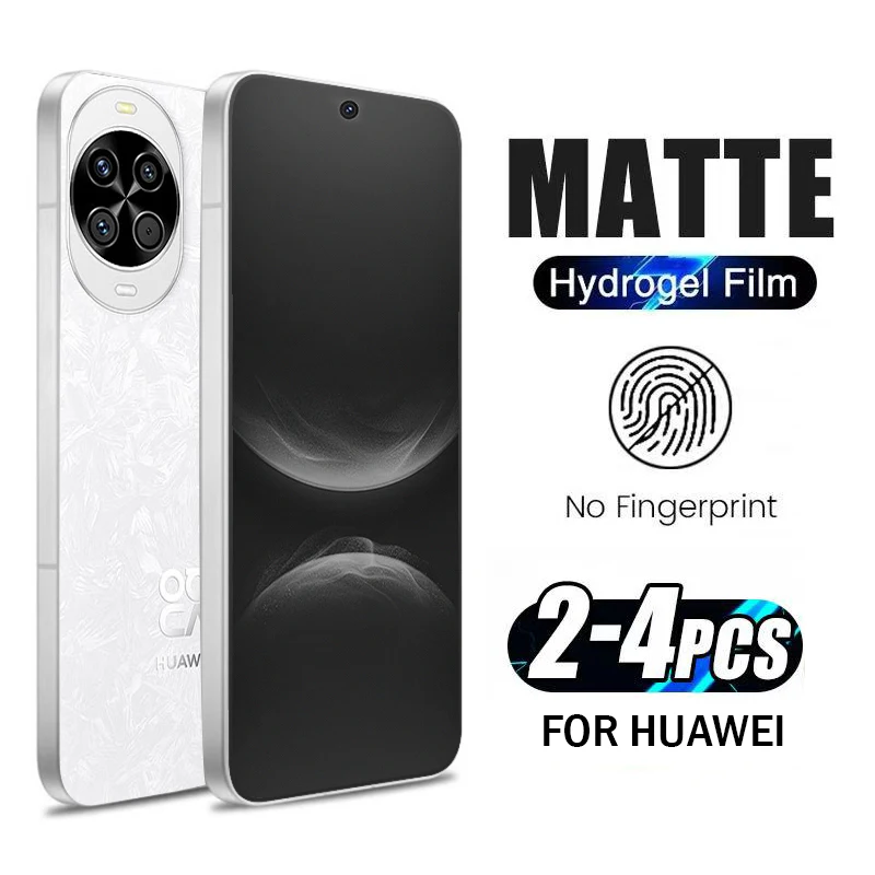 

Матовая гидрогелевая пленка из 2-4 предметов для Huawei Nova 14 13 12 11 10 9 SE, защита от отпечатков пальцев для Nova 13i 12i 11i 12 Lite