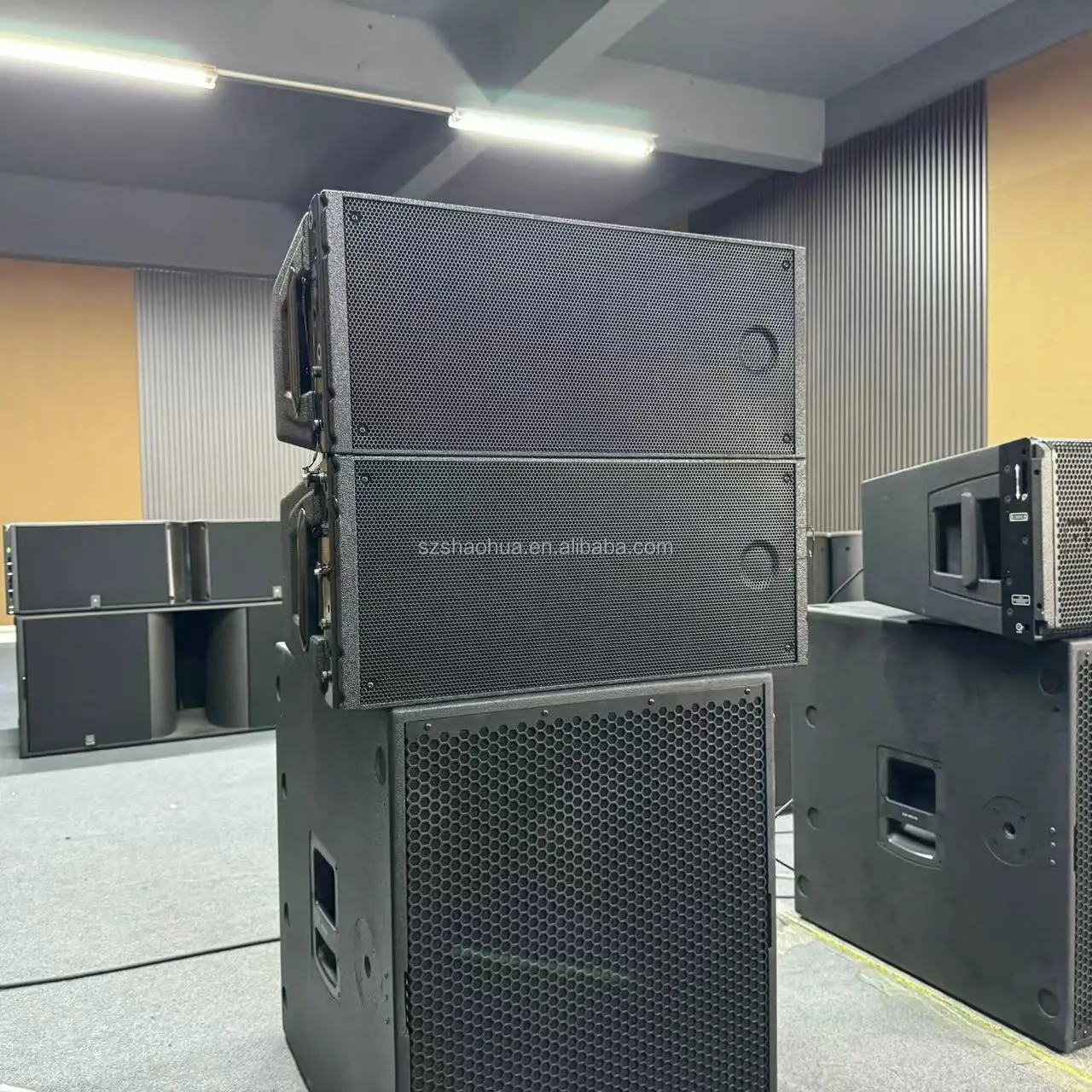 HDL 20-A dual 10 inch pro sound active two-way line array speaker professional audio powered sound system rcfs speaker