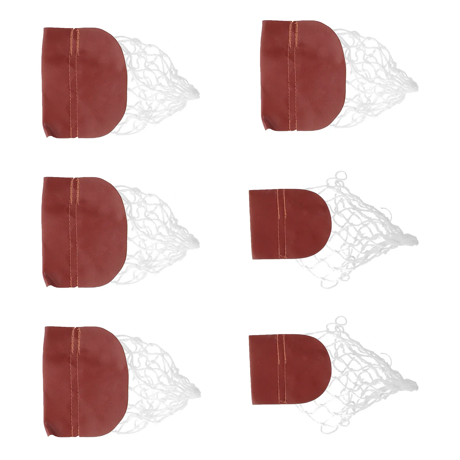 

6Pcs Billiards Table Pocket Liner Nets Easy Install Heavy Duty Drop Bag for Pool Snooker Tables 7.5x2.4 Inch Replacement Pockets