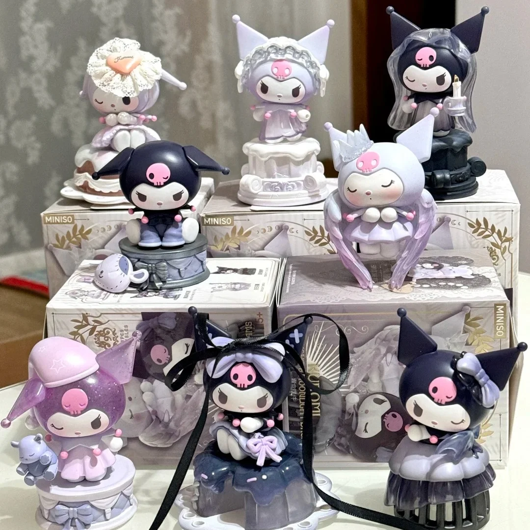 

Kuromi Characters Daylight & Moonlight Dreams Series Blind Box Figurine Cute Anime Doll Decor For Girls