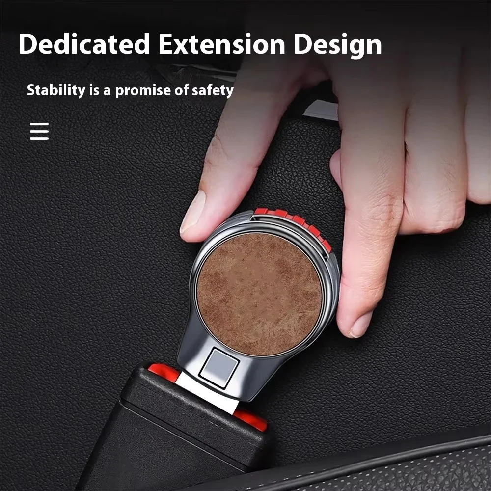 1/2x Car Seat Belt Clip Extender Safety Seatbelt Lock Buckle Plug Insert Socket Extender Safety Buckle Car Interior Accessories