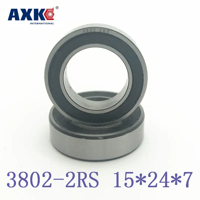 

2PCS 3802-2RS-W Bicycle Suspension Pivot Point Bearing 15x24x7mm Axk Rolamentos for Bike Repair