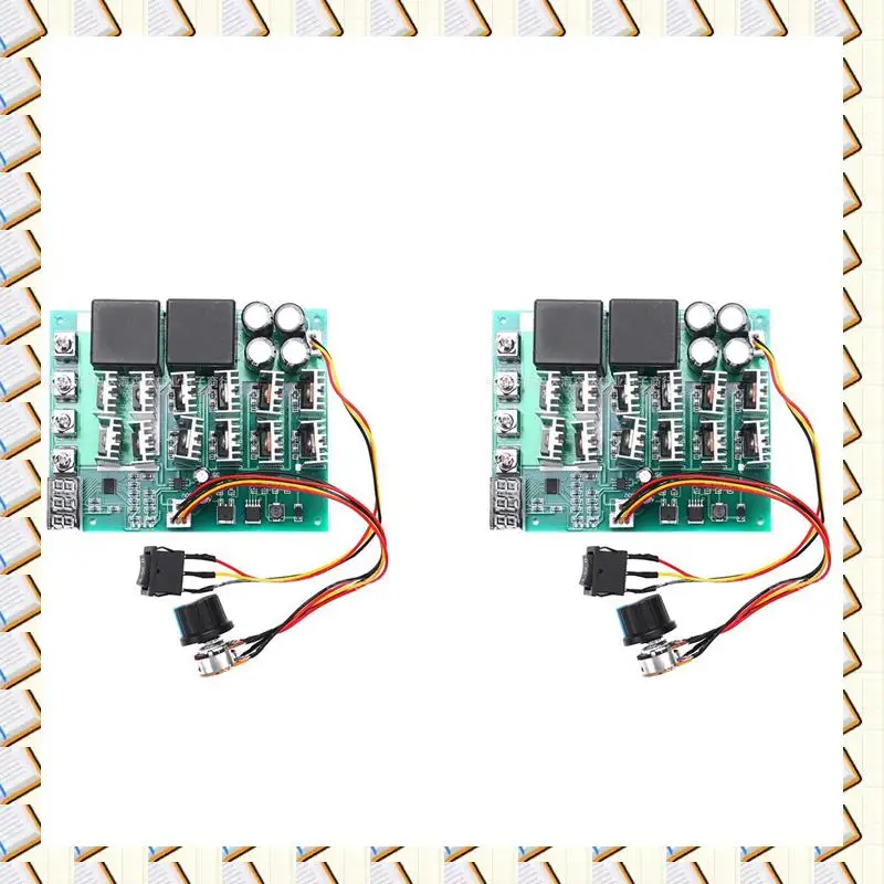 A14M 2X DC 10-55V 100A Motor Speed Controller PWM HHO RC Reverse Control Switch With LED Display