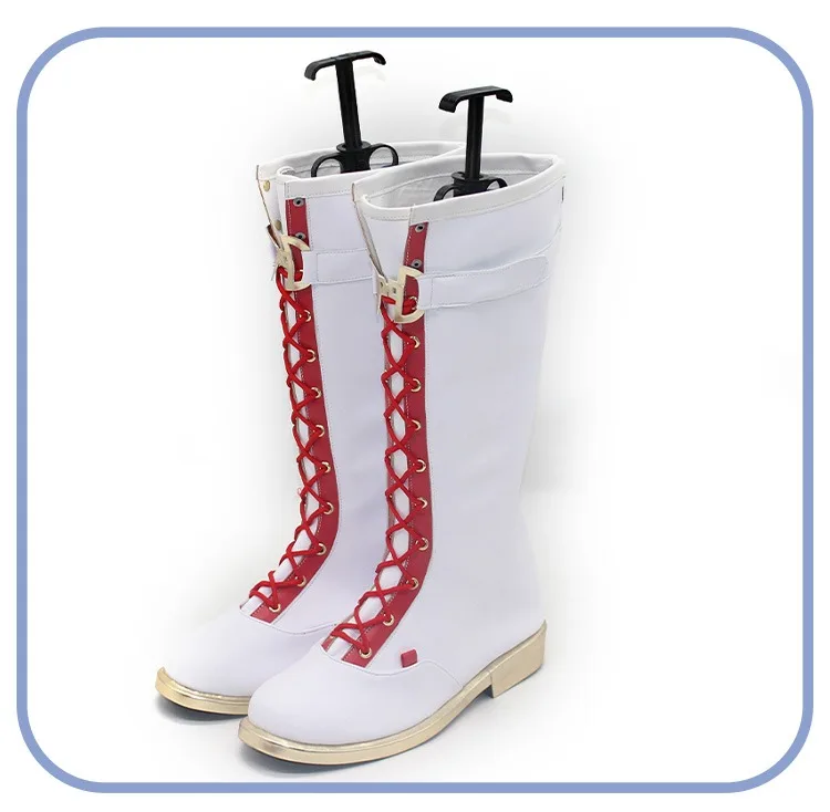 لعبة الفرسان هاروكا تأثيري أحذية هالوين كرنفال الأحذية تأثيري الدعامة بولي أحذية أحذية من الجلد مخصص