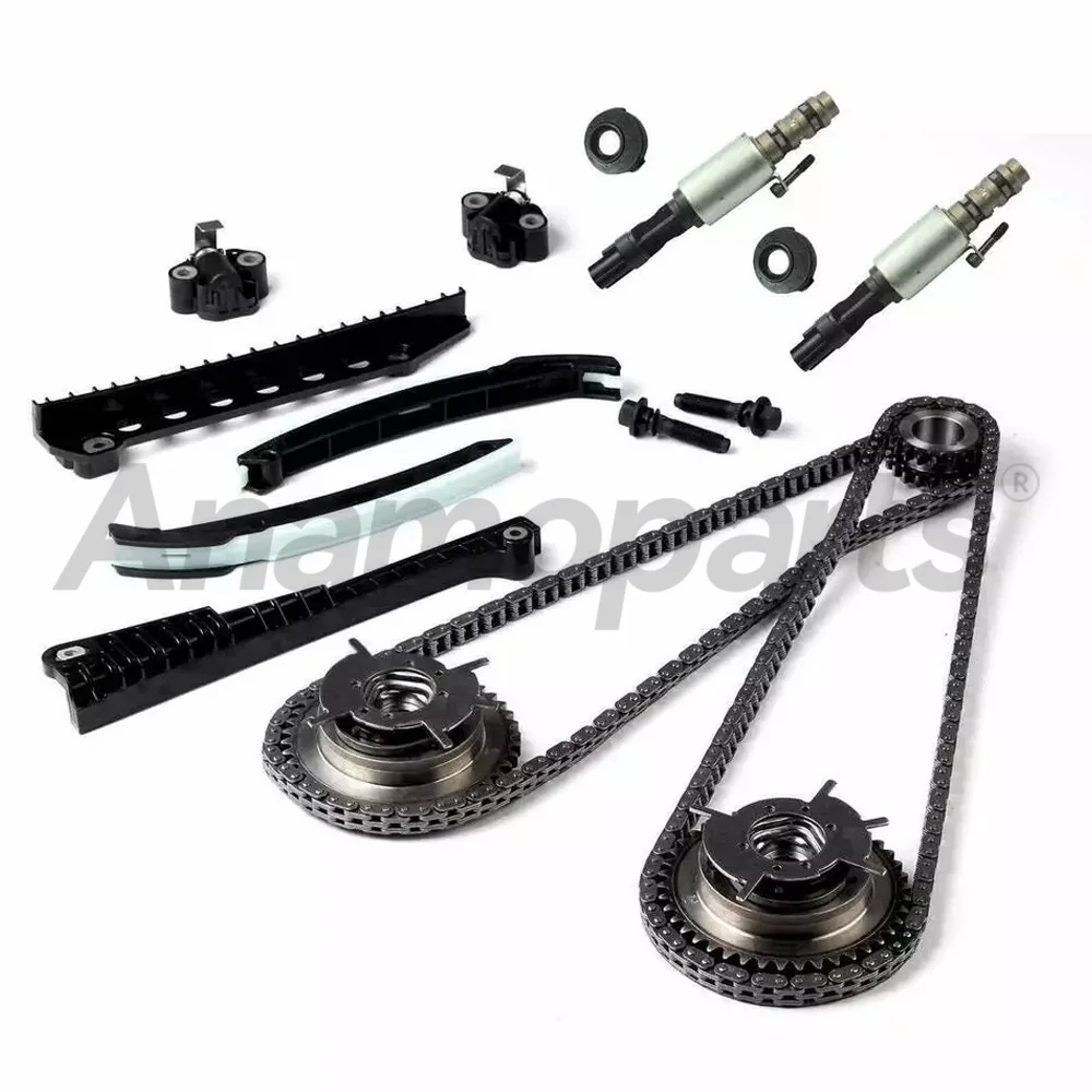 Engine Timing Chain Kit Camshaft Phaser VCT Kit for 04-14 Ford Expedition F-150 F-250 F-350 Lincoln Navigator 5.4L V8 3L