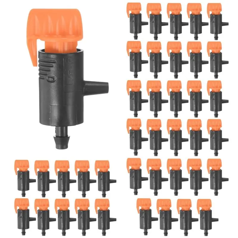 Y42A-Drip Irrigation Emitter Flag Dripper Adjustable Irrigation Dripper Garden Watering Tool Drip Irrigation Watering Device