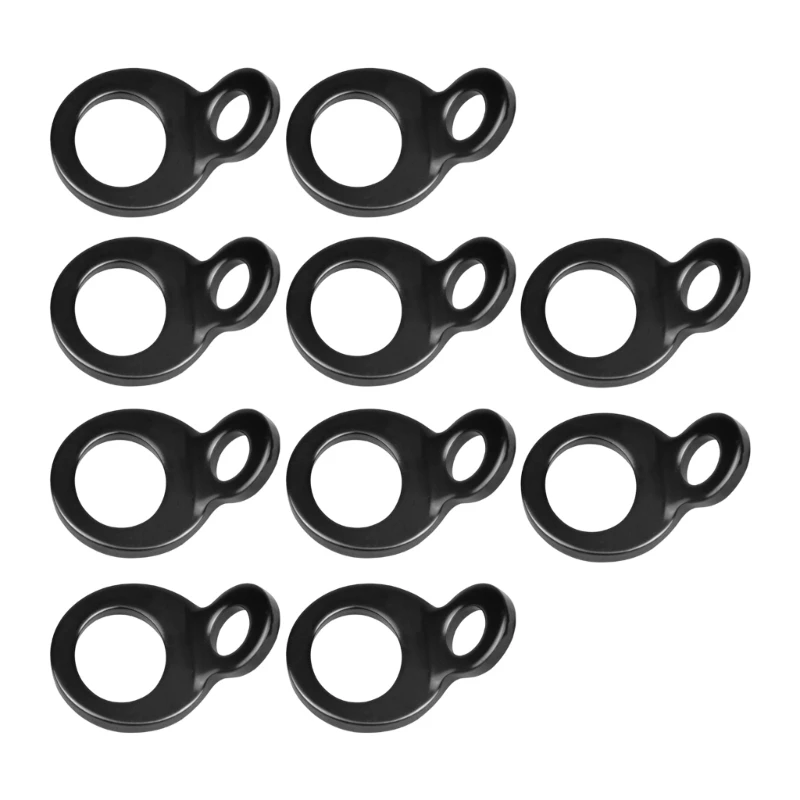 

R9CC O Rings Tie Down Anchors Hooks 10Pcs Stainless Steel For Motorcycle Trailer