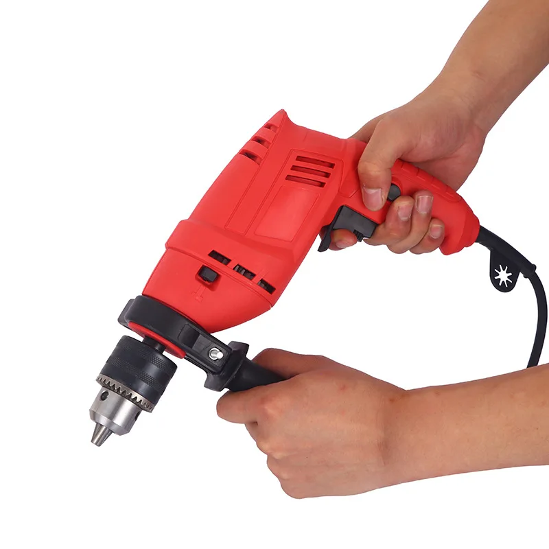 220V 2 in 1 Multifunctional Impact Drill 13MM Portable Adjustable Torque Power Screwdriver Hand Drills Factory Price