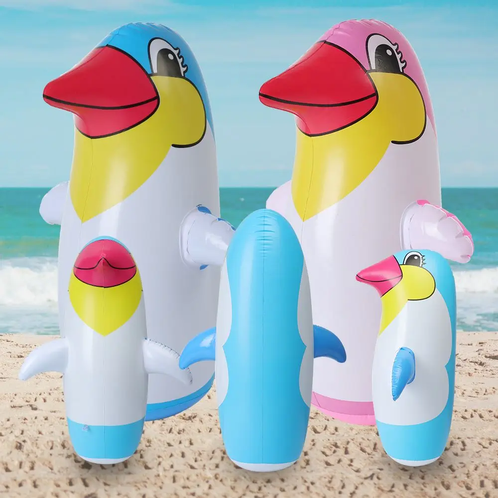 

2Pcs Lifelike Swimming Pool for Children Kids 36cm/45cm/70cm Toy Gifts Cartoon Penguins Inflatable Penguin Tumbler Toys