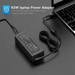 65W Laptop Charger for Lenovo Thinkpad T460 T470 T470S T430 T440 T440S T440P T450 T540P E450 E550 G50 G50-45 G50-70 G50-80 Z50