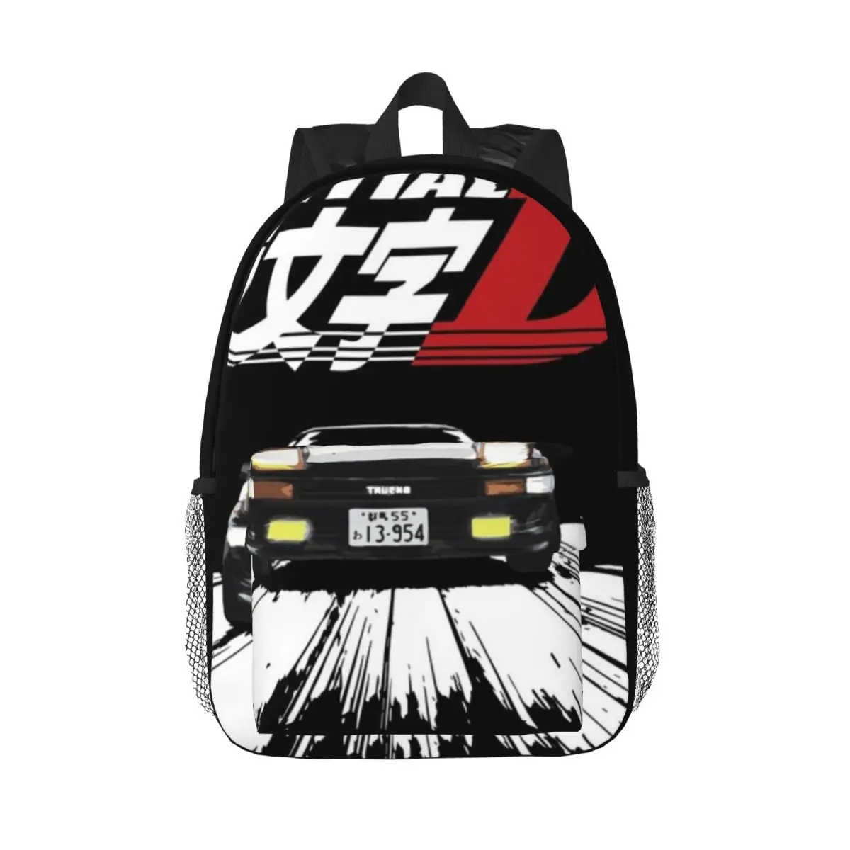 

Initial D - AE86 CHASE Lightweight 15-Inch Backpack - Versatile and Stylish Bag for School, Travel, and Daily Use