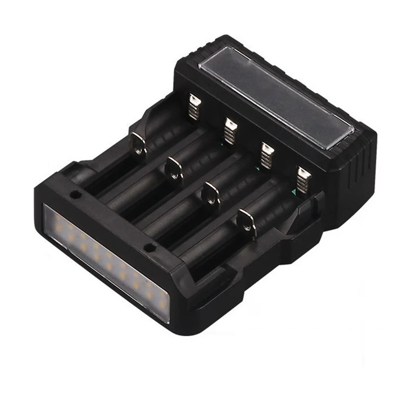 18650 Battery Charger 4 Slots DC 5V 18650 Charger For 18650 Charging 3.7V Rechargeable Lithium Battery Charger