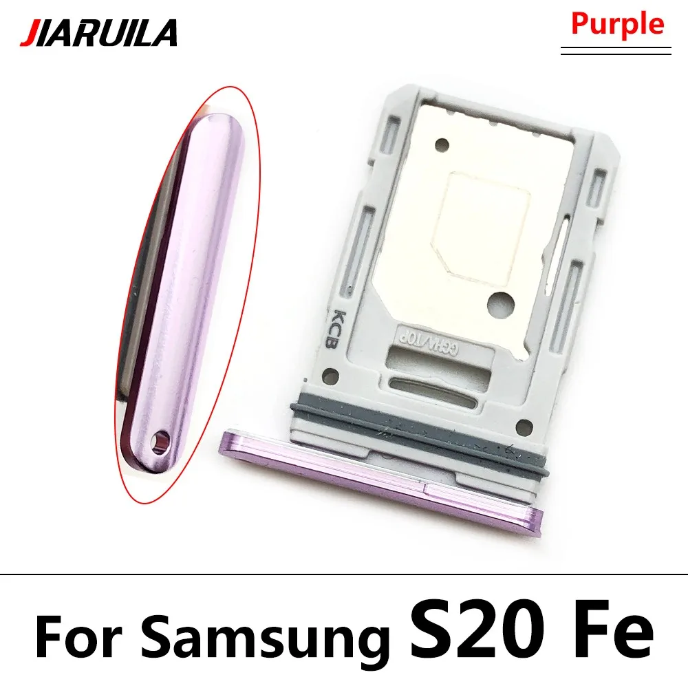 Mikro Nano SIM kart tutucu tepsi yuvası tutucu adaptörü soket için Samsung S20 FE S20 FE S20 Ultra S20 artı S20