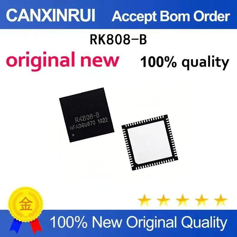 （5-100 pieces）Truly brand new original RK808-B RK808-D SMD QFN68 power management chip IC